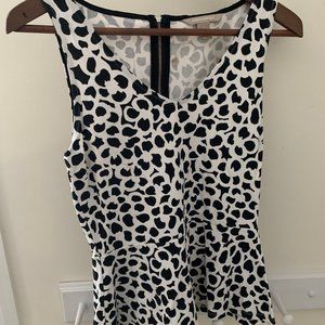 Banana Republic Black White Blouse 0 Gorgeous